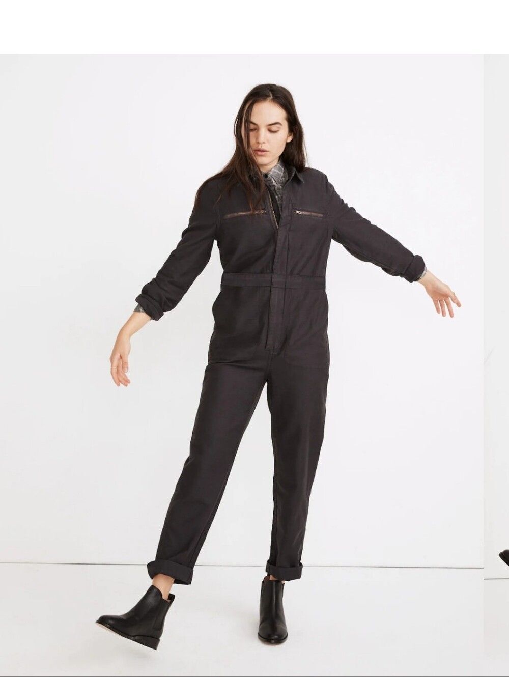 Madewell Utility Boiler Suit Coveralls Charcoal Workwear Jumpsuit 3X